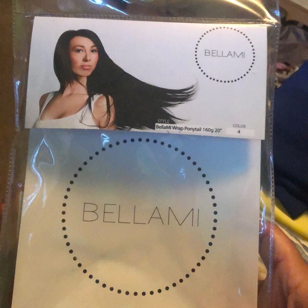Bellami pony tail hair clip extension 20”